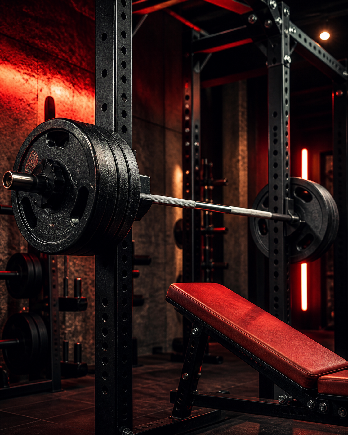 Concept artwork used as a neutral visual for RUDE 144 GYM, not documentary venue media